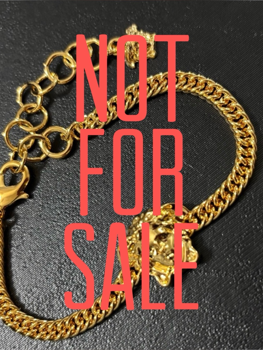 Versace La Medusa Gold Bracelet Authentic